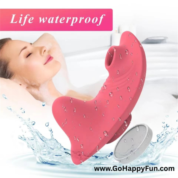 Vibrator Hisap Alat Pijat Tubuh Elektrik USB Waterproof with Remote - MIYA