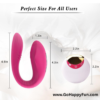 Vibrator Alat Pijat Tubuh Elektrik USB Waterproof with Remote - NAOMI