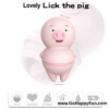 Alat Pijat Multifungsi Vibrator Riming Cute Pig Electric - PIGY
