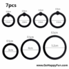 Ring Penahan Ejakulasi Dini Silikon Elastis High Elasticity 7 PCS - RING3