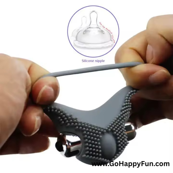 Vibrator Ring Relaksasi Pijat Elektrik Pria Silicone Ring 10 Vibration - SQUAD