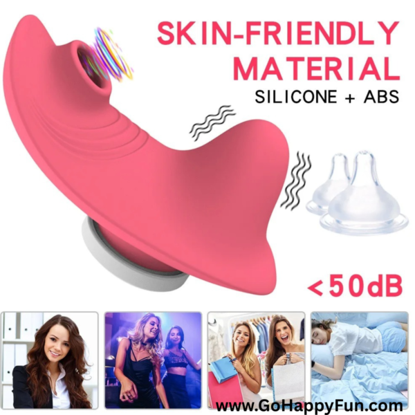 Vibrator Hisap Alat Pijat Tubuh Elektrik USB Waterproof with Remote - MIYA