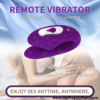 Vibrator Alat Pijat Tubuh Elektrik USB Waterproof with Remote - NAOMI