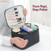 Tas Kosmetik Travel Organizer Make Up Bag Wanita - ROSE