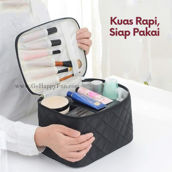 Tas Kosmetik Travel Organizer Make Up Bag Wanita - ROSE