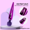 Vibrator Mix Mini Alat Pijat Tubuh Elektrik Multifungsi Purple- TADAO
