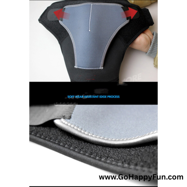 Pelindung Bahu Kanan Back Shoulder Support Wrap Belt Fitness Right - WANSHI