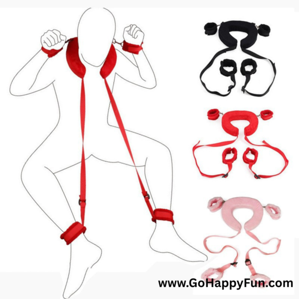 Bantalan Leher Smspade Tali Pengikat Kaki Tangan Handcuff Wrist Leg BDSM  Bondage - OISHI