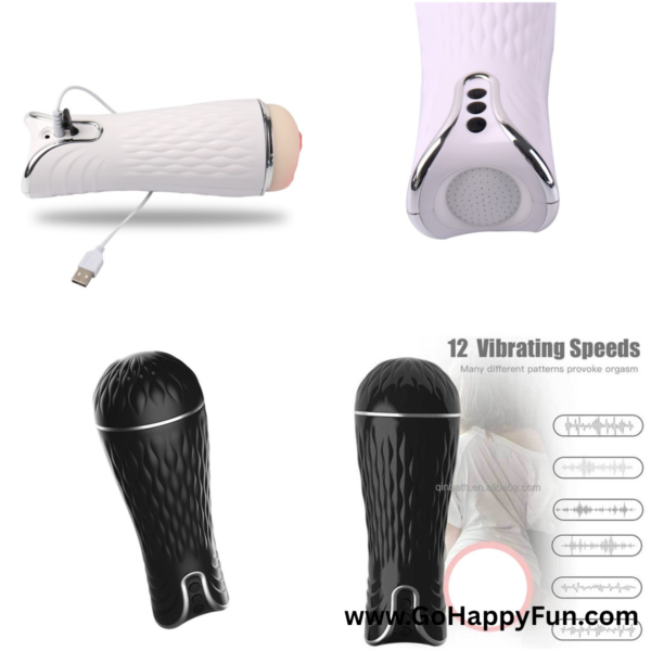 Vibrator Dioes Snail Cup Mastubation For Mans Getar3D Include Handsfree 12 Getaran - KAGOME