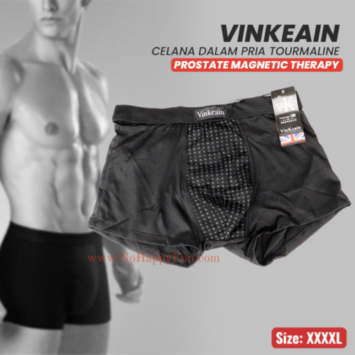 Celana Dalam Pria Big Size Prostate Magnetic Therapy XXXXL Hitam - VIN