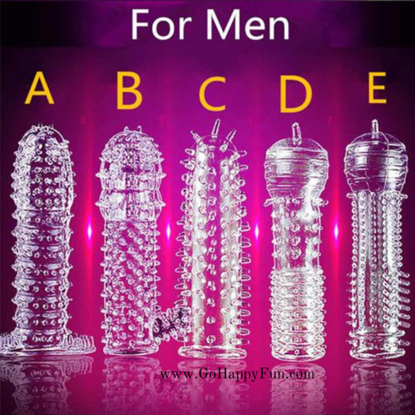 Kondom Sambung Bergerigi Spiky Bisa Di Cuci Ulang Anti Bocor Anti Ejakulasi Dini - C3