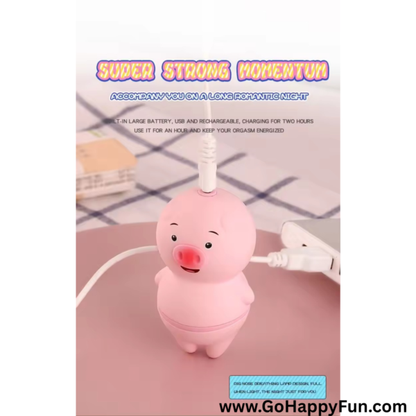 Alat Pijat Multifungsi Vibrator Riming Cute Pig Electric - PIGY