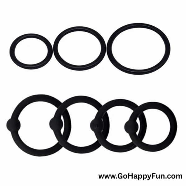 Ring Penahan Ejakulasi Dini Silikon Elastis High Elasticity 7 PCS - RING3