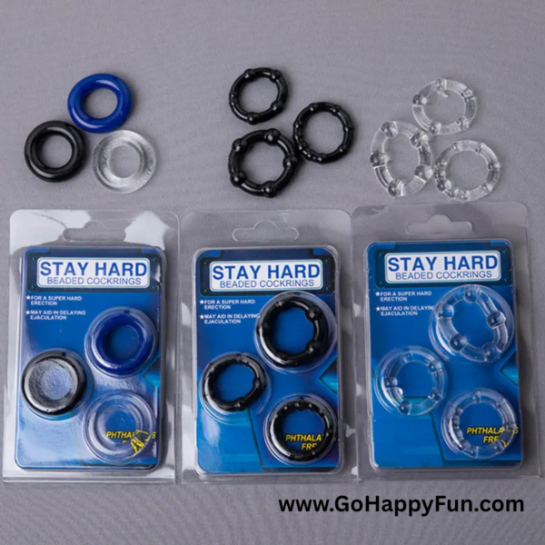 StayHard Cincin Penahan Ejakulasy Dini - ASUGA