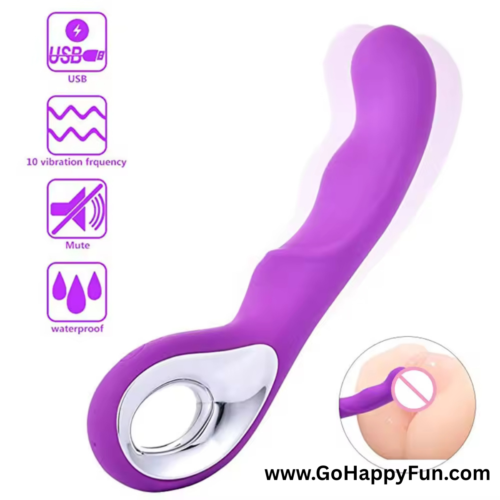 8 Vibrator Alat Pijat Tubuh Elektrik 10 Speed USB Waterproof - TARA