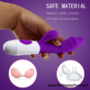 Alat Pijat Tubuh Vibrator Pria Wanita Elektrik Safe Silicone 10 Getaran - TORA