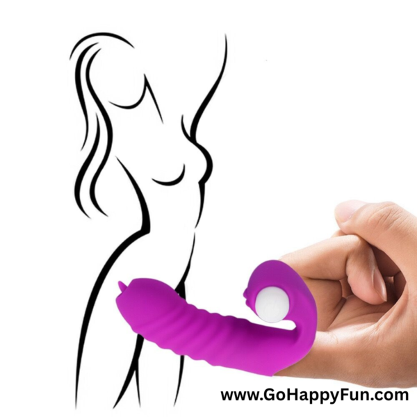 Vibrator Finger Mini Alat Pijat Tubuh Elektrik Silent Waterproof - YUAN