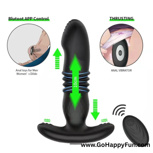 Vibrator Alat Pijat Tubuh Elektrik USB Waterproof with Remote Waterproof - YURI