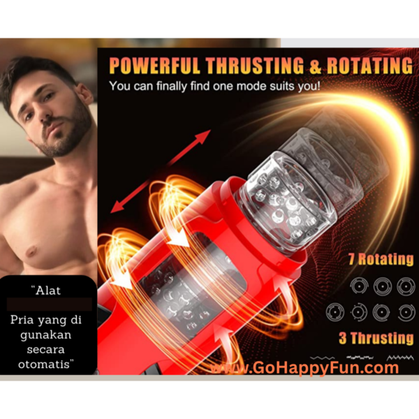 Snail Cup Masturbation Dark Knight Elektrik Maju Mundur For Mans - DAICHI