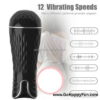 Vibrator Dioes Snail Cup Mastubation For Mans Getar3D Include Handsfree 12 Getaran - KAGOME