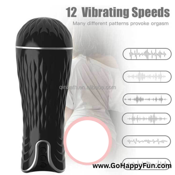 Vibrator Dioes Snail Cup Mastubation For Mans Getar3D Include Handsfree 12 Getaran - KAGOME