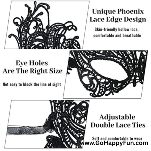 8 Topeng Renda Elegan For Content - KATSU