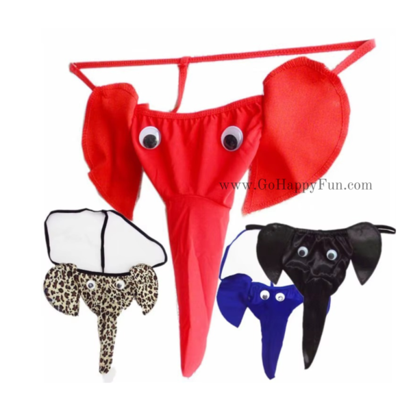 8 G-String Celana Dalam Pria Sexy G-Thong Underwear Gajah Lucu All Size- GJ