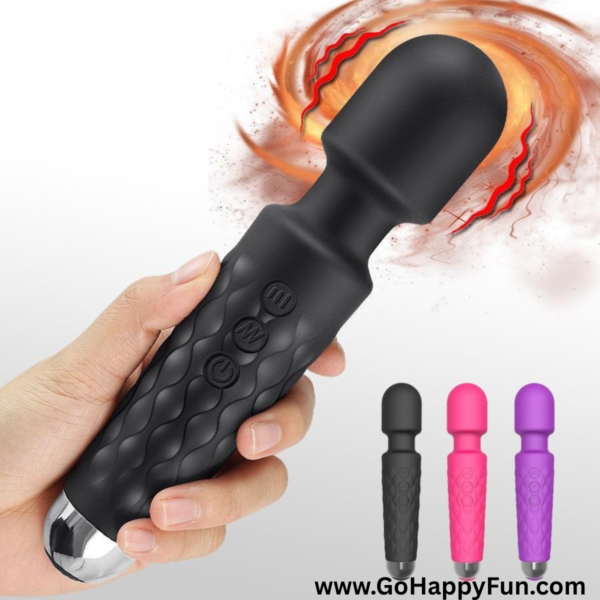 Alat Pijat Tubuh Elektrik Powerful Vibrator Magic Wand 21 Mode - MAXIM