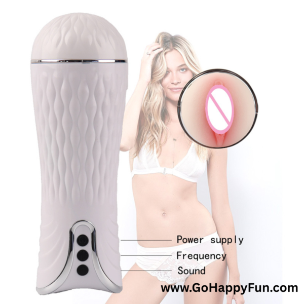 Vibrator Dioes Snail Cup Mastubation For Mans Getar3D Include Handsfree 12 Getaran - KAGOME