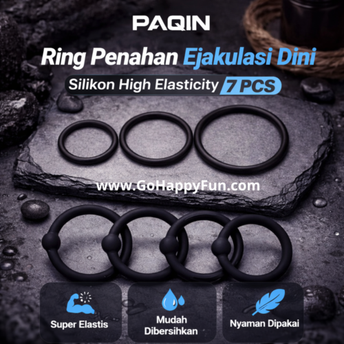 Ring Penahan Ejakulasi Dini Silikon Elastis High Elasticity 7 PCS - RING3